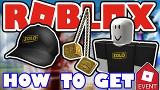 EVENT How To Get Solo Branded Cap Han Solos Dice and Solo TShirt  Roblox Battle Arena Event [upl. by Phylys44]