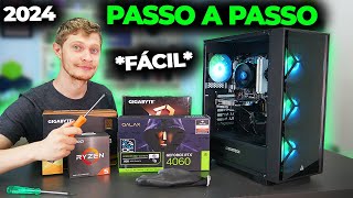 COMO MONTAR UM PC GAMER COMPUTADOR PASSO A PASSO 2024 [upl. by Walker181]