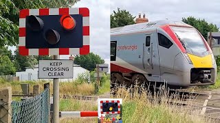 Wymondham Browick Road Level Crossing Norfolk [upl. by Anaehr]