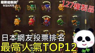 【薩爾達傳說 智慧的再現】127個召喚物日本網友票選最高人氣推薦TOP12複製品排名你們猜第一名是誰？最強人馬竟然輸了！請留下你心目中的排名【地方熊貓】【switch遊戲】ゼルダの伝説知恵のかりもの [upl. by Egide809]