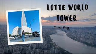 Lotte Tower Visit🥰🥰 seoulsouthKorea [upl. by Teresina545]