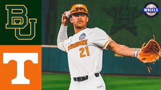 Baylor vs 17 Tennessee Highlights  Shriners College Classic  2022 College Baseball Highlights [upl. by Duahsar]