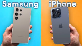 iPhone 15 Pro VS Samsung Galaxy S24 Ultra  CHI VINCE [upl. by Hgielyak121]