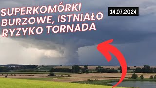 ⛈️🌨️SUPERKOMÓRKI BURZOWE W WIELKOPOLSCE GRAD DOWNBURST [upl. by Notsruht223]