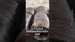 black annealed wire big coil for export blackwire wirefactory [upl. by Fanchie884]