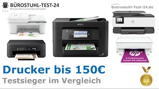 Günstige Drucker bis 150€ mit Scanner 2024 TOP 5 🥇 TestSieger Vergleich Multifunktionsdrucker [upl. by Heater]