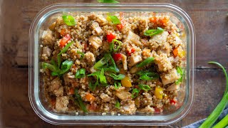 The most FLAVORFUL Quinoa Fried Rice [upl. by Ecinaej225]