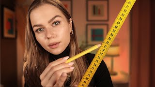 ASMR Measuring Every Inch of Your Face amp Taking Notes  Measuring Your eyes Ears Nose [upl. by Zurn194]