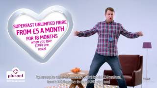 Plusnet  Superfast fibre broadband  Superfast Ad  £5 for 18 months [upl. by Anaile]