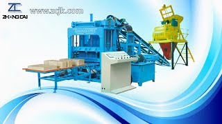 QTY415 hydraulic full automatic block making machine [upl. by Htenywg]