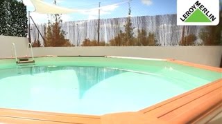 Como montar uma piscina de superfície  LEROY MERLIN [upl. by Clarkin]