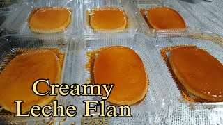 Creamy Leche flan using eggyolk very quick and easy steps how to make leche flan pang negosyo [upl. by Kcinemod484]