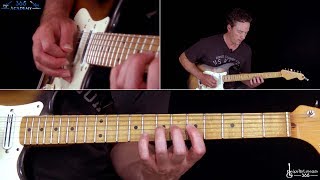 Aces High Guitar Lesson Solos  Iron Maiden [upl. by Jamesy724]