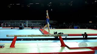 THORSDOTTIR Eythora NED  2017 Artistic Worlds Montréal CAN  Qualifications Balance Beam [upl. by Aynotel]