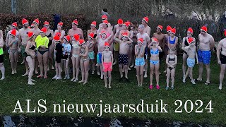 ALS Nieuwjaarsduik 2024 [upl. by Nolak]