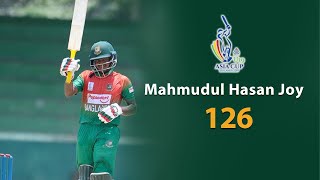 Mahmudul Hasan Joy struck a matchwinning 126 against Sri Lanka [upl. by Airenahs]