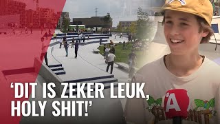 Grootste skatepark van Nederland geopend [upl. by Anelrahc8]