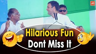 Hilarious Fun in Rahul Gandhi Latest Speech  PJ Kurien  Congress Public Meeting Kerala  YOYO TV [upl. by Ruffi141]