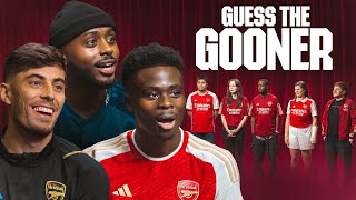 GUESS THE GOONER 2  Bukayo Saka Kai Havertz Sharky amp Frimmy [upl. by Dicks468]