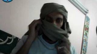 How to tie a turban with your shirt [upl. by Iuqcaj]