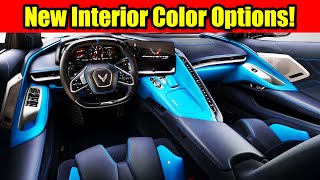 New Interior Colors 2024  Corvette News [upl. by Sel]