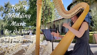 Top 12 Wedding Music for the Harp from a real wedding [upl. by Ranitta767]