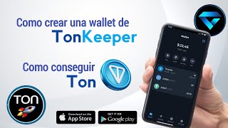 COMO CREAR una WALLET de TONKEEPER y Comprar TON para unirte a TONBOOSTER [upl. by Aihsenal]