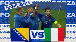 Highlights Under 21 BosniaItalia 12 8 ottobre 2021 [upl. by Atok]