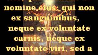 Initiumsancti Evangelii secundum Joannemavi [upl. by Drarej]