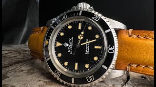 Unpolished 1984 Rolex Submariner Ref 5513 quotSpider Dialquot [upl. by Carberry]