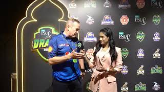 Here’s what Andrew Flower loves about the HBL PSL Draft and the quality of cricket in the HBL PSL [upl. by Ihtac606]