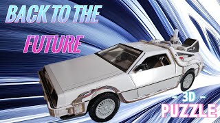 Baue den legendären DeLorean aus Zurück in die Zukunft  Revell 3D Puzzle [upl. by Ardnuaed]