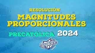 Magnitudes Proporcionales Guía Precatolica 2024 Ejercicios Impares [upl. by Tolmach]