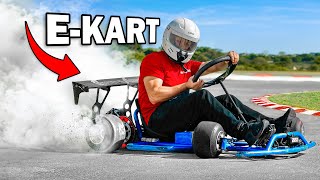 I Tested the FASTEST Electric Drift Kart [upl. by Ferullo]