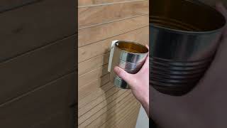 Soup can wall storage [upl. by Einnahpets]