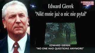 Edward Gierek „Nikt mnie już o nic nie pytał” – cały film [upl. by Sihunn110]