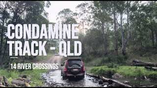 14 RIVER CROSSINGS  CONDAMINE RIVER ROAD TRACK  4WD ADVENTURE  OFFROAD  BRISBANE  QUEENSLAND [upl. by Acinelav]