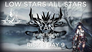 Arknights CC9 Day 9 Risk 8 with Challenge Guide Low Stars All Stars [upl. by Mcmillan340]