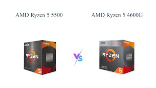 AMD Ryzen 5 5500 vs 4600G Which is Better 🤔🔥 [upl. by Aili]