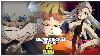 ZENITSU amp INOSUKE Vs DAKI  DEMON SLAYER THE HINOKAMI CHROLICLES [upl. by Sylvester179]