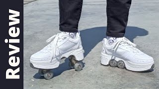 KICK Roller Skate Shoes  Review  Deformation Skate Shoes [upl. by Neau403]