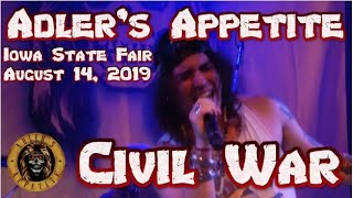 Adlers Appetite performing quotCivil Warquot at the Iowa State Fair  August 14 20194 [upl. by Orlene]