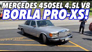 1980 Mercedes 450SEL 45L V8 w BORLA PROXS [upl. by Nisior168]