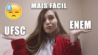 UFSC ou ENEM  Qual o mais fácil [upl. by Corabella239]