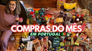 Compras do mês em Portugal maior parte no Mercadona de Viseu morandonaeuropa imigrantesemportugal [upl. by Rehpotirhc]