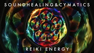 SOUNDHEALING amp CYMATICS  Aura Cleanse 528Hz with Reiki Energy  Singing Bowls amp Tuning Forks [upl. by Nylavad]