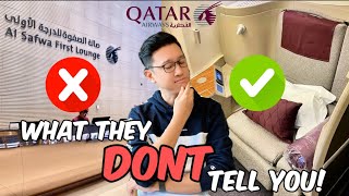 Our Shocking First Class Flight Experience from Doha to Hong Kong Ep2 [upl. by Ecirpak]