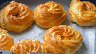 SANS FOUR  Pâte à Choux à la crème Éclairs ParisBrestRecette Facile et Rapide au Air Fryer [upl. by Bohlen805]