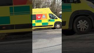 Emergency Ambulance 999 United Kingdom Clever Driving 🔥🔥  shortvedios  automobile  train [upl. by Saihttam]