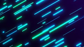 Rounded Neon Green and Blue lines Background video  Footage  Screensaver [upl. by Ientruoc]